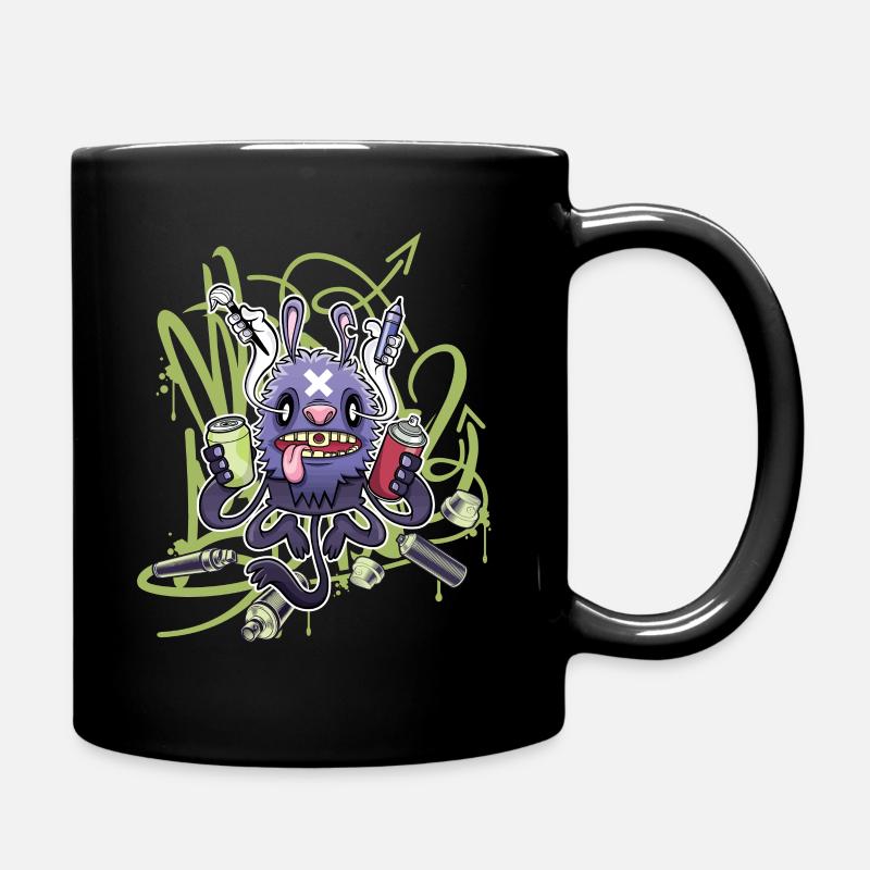Sprayer Monster - Tasse einfarbig - Schwarz