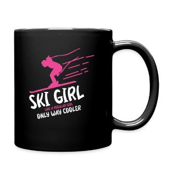 Ski Girl - Mug uni - noir - Droite