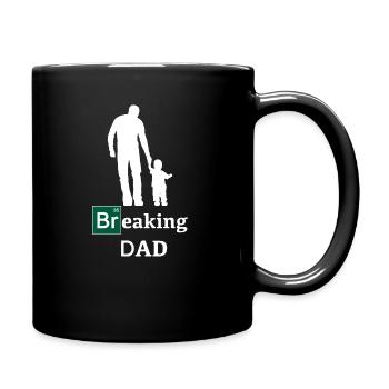 Breaking Papa cadeau de la fête des pères - Mug uni - noir - Droite
