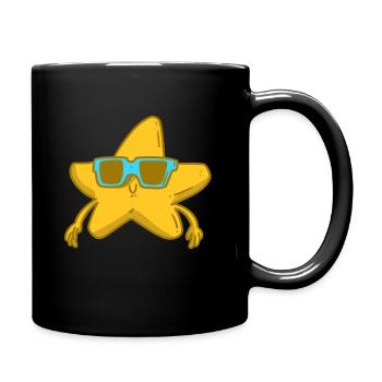 Étoile Ciel Nuages Nuit Lune Étincelle Snuff - Mug uni - noir - Droite