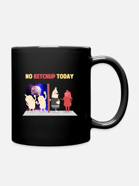 Mayonese party discotheque music gift - Full Colour Mug - black