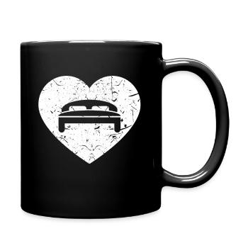Bed Love - Full Colour Mug - black - Right