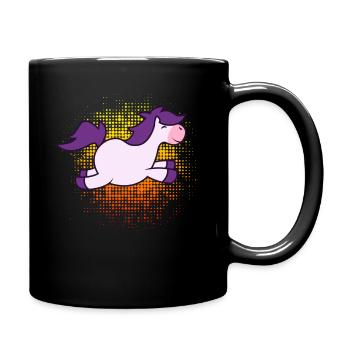Horse - Full Colour Mug - black - Right