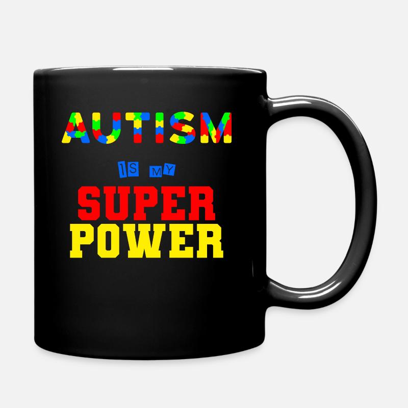 Autismus - Tasse einfarbig - Schwarz