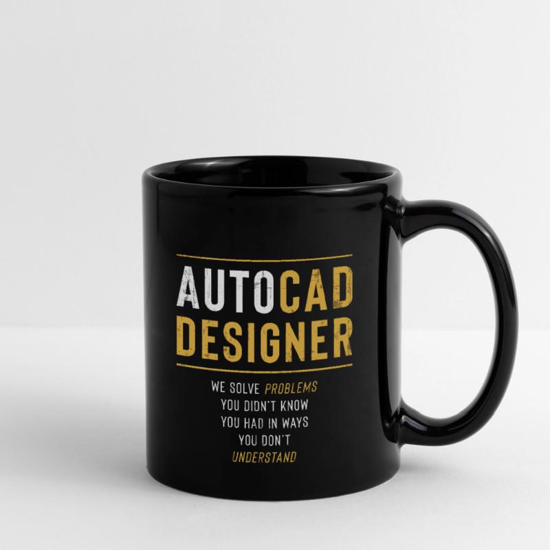 Autocad Designer Solve Problems S Full Colour Mug