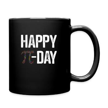 Mathematik Zahl Pi Kreis Schule Shirt Geschenk - Tasse einfarbig - Schwarz - Rechts