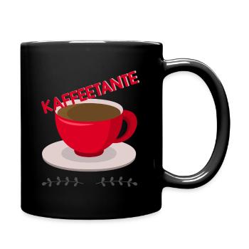 Kaffeetante - Mug uni - noir - Droite