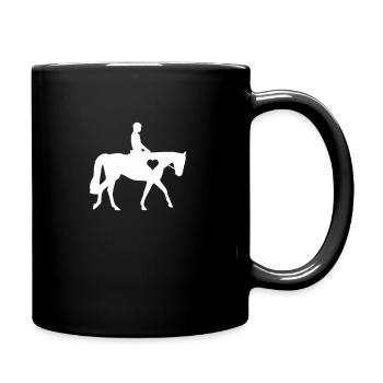 Horse Horse Rider Horse Rider Gift - Full Colour Mug - black - Right