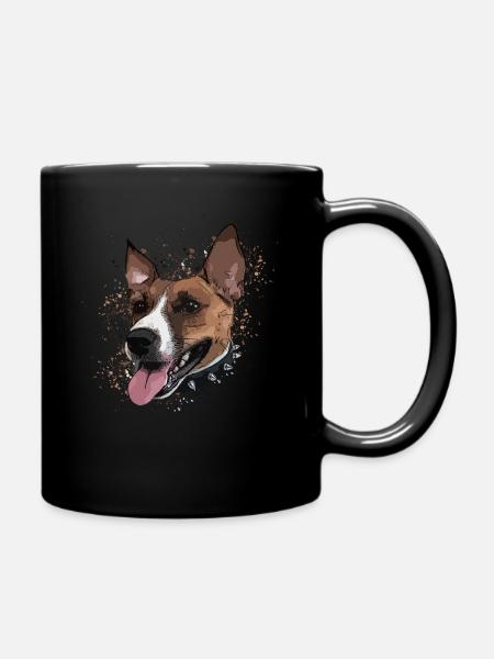Jack Russel Terrier - dog - Full Colour Mug - black