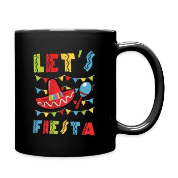 Funny Mexico - Fiesta - Mexikanisches Party Tee - Tasse einfarbig - Schwarz - Rechts