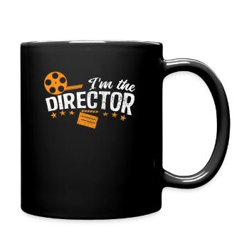 Retro Kamera - Tasse einfarbig - Schwarz - Rechts