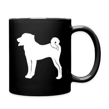 Appenzeller Sennenhund - Tasse einfarbig - Schwarz - Rechts