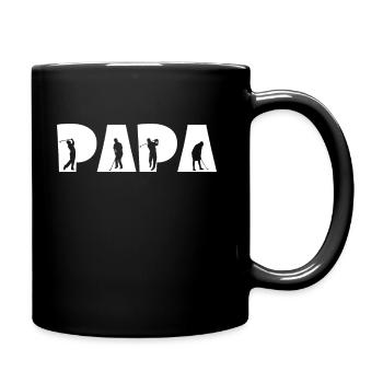 Golf Papa - Full Colour Mug - black - Right