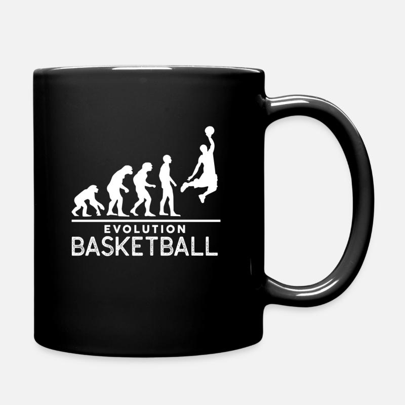 Evolution Basketball - Tasse einfarbig - Schwarz