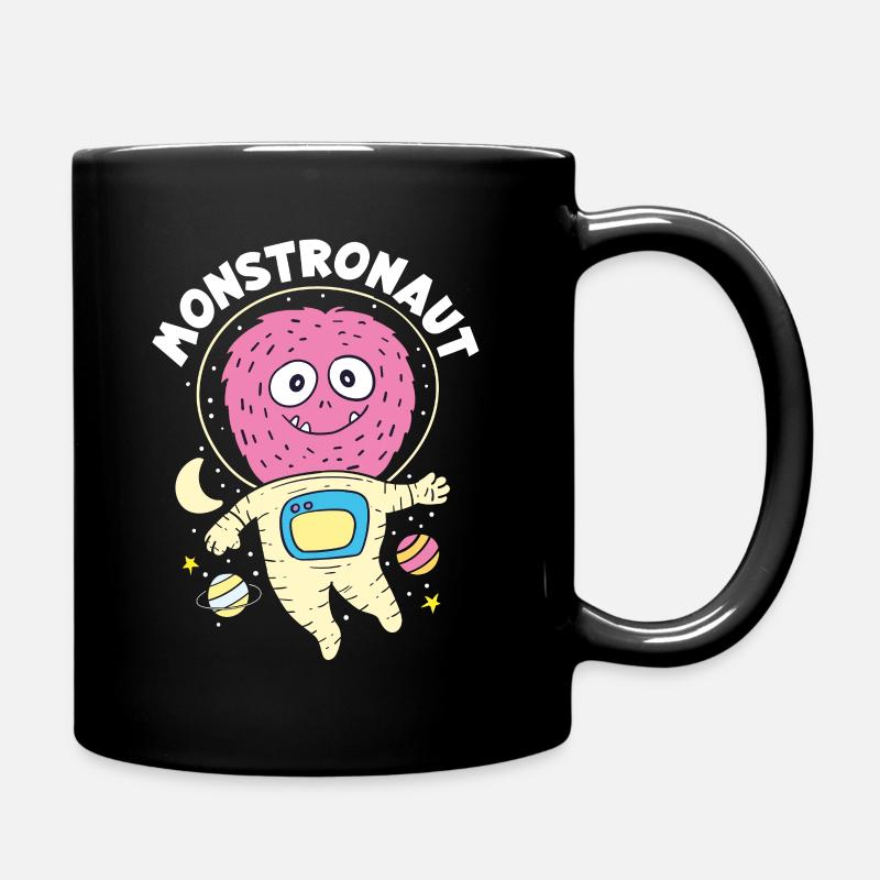 Monster Astronaut - Tasse einfarbig - Schwarz