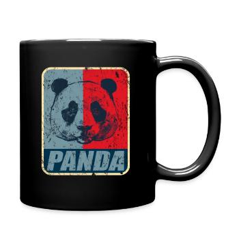 Panda - Mug uni - noir - Droite