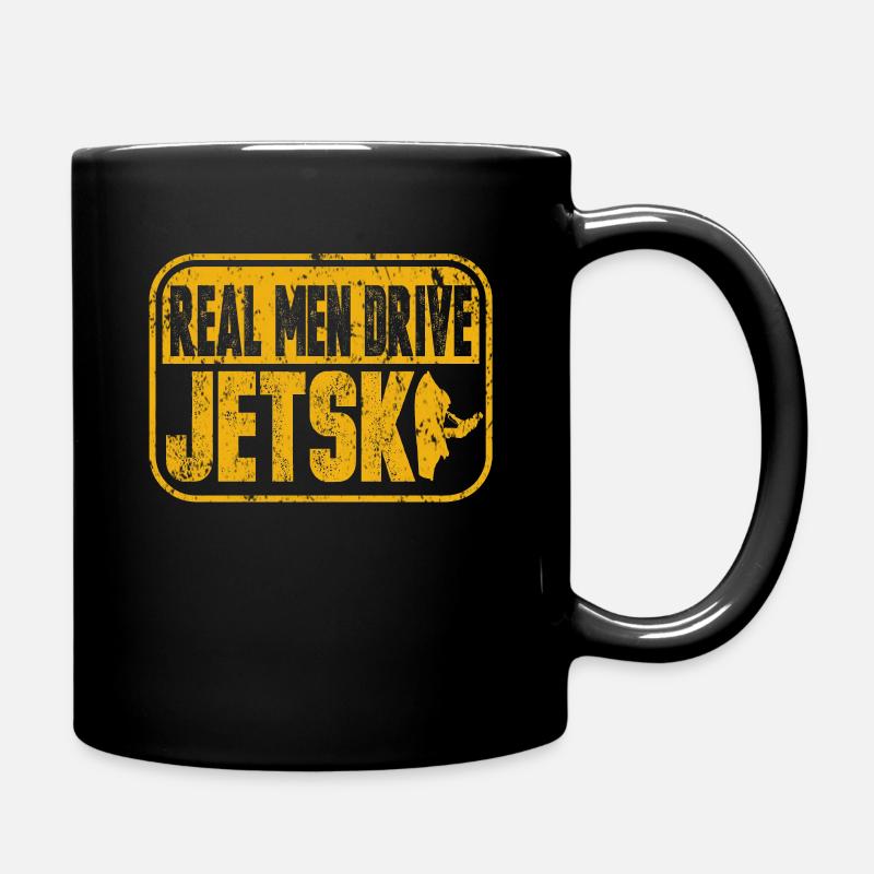 Jetski - Tasse einfarbig - Schwarz