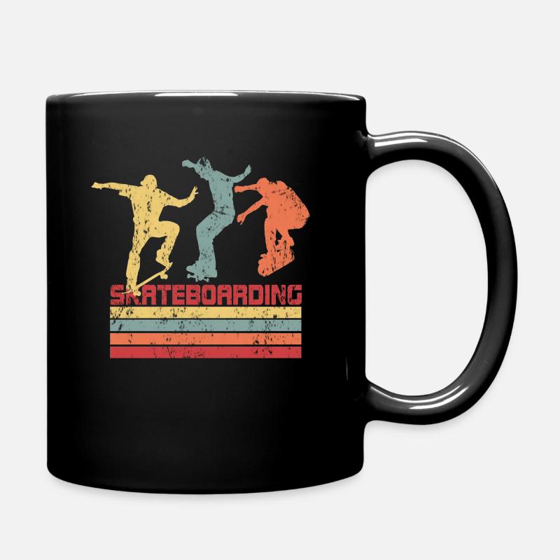 Skateboarding - Full Colour Mug - black