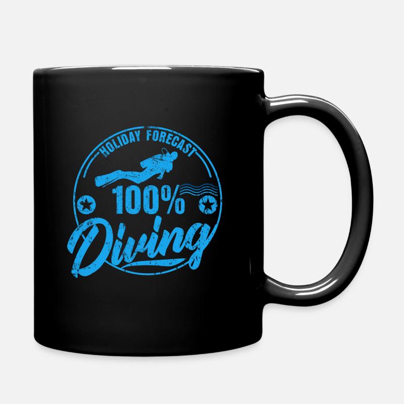 diving - Full Colour Mug - black