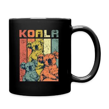 Koala bear - Full Colour Mug - black - Right