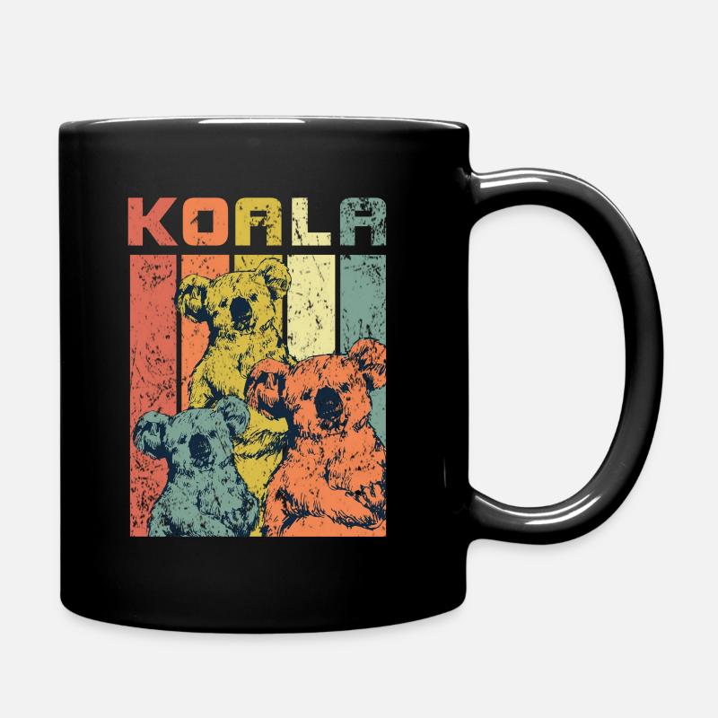 koala - Mug uni - noir