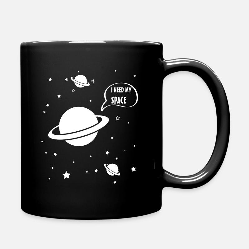 Ich Brauche Mehr Platz - Tasse einfarbig - Schwarz
