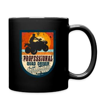 Quad ATV - Full Colour Mug - black - Right