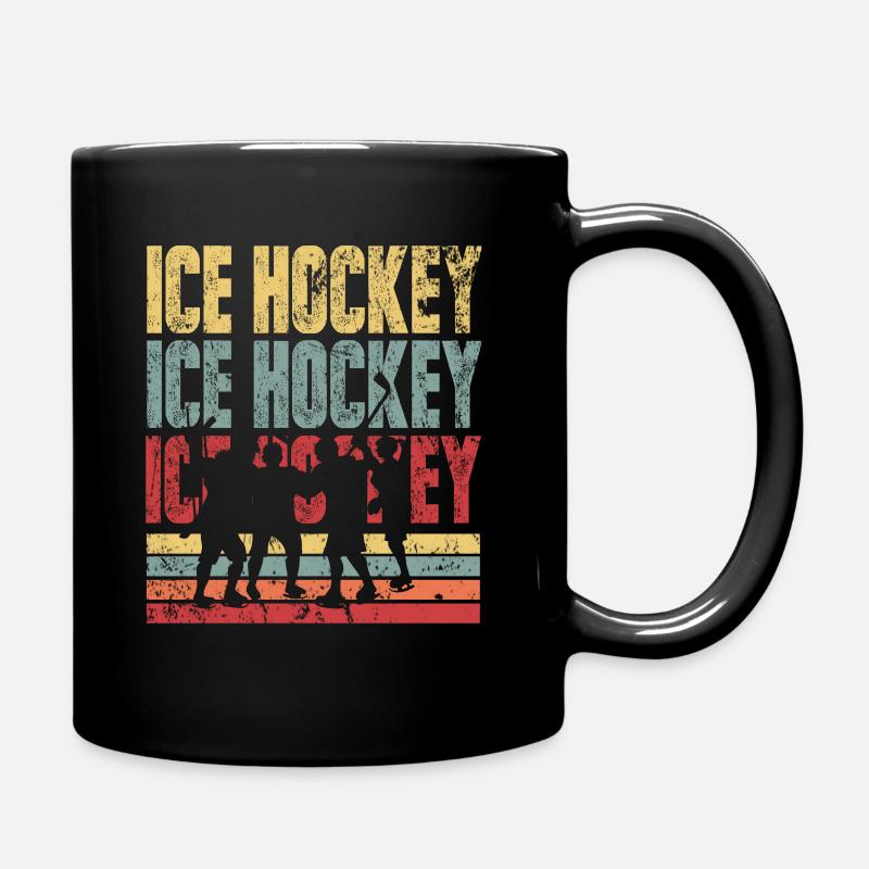 Eishockey - Tasse einfarbig - Schwarz