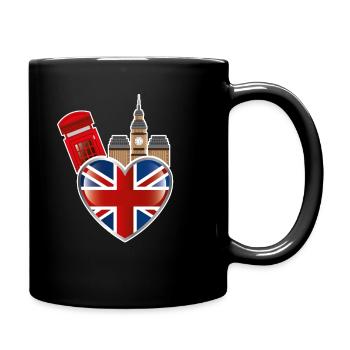 London and England - Full Colour Mug - black - Right