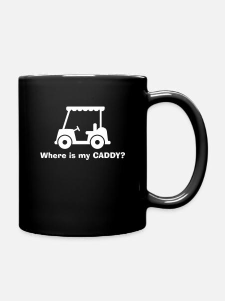 Golf Spieler - Tasse einfarbig - Schwarz