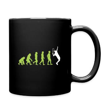 Tennis - Tasse einfarbig - Schwarz - Rechts