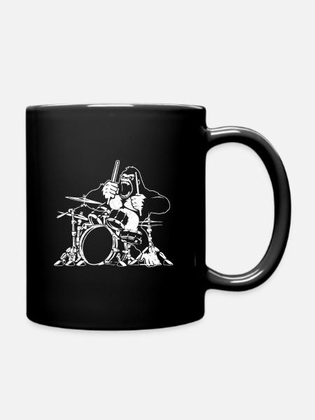 Gorilla Drums Music - Mug uni - noir