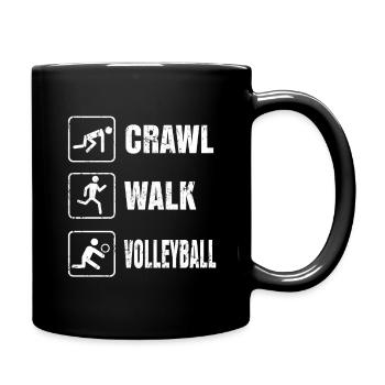 volleyball - Full Colour Mug - black - Right