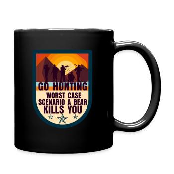 Hunt hunters - Full Colour Mug - black - Right