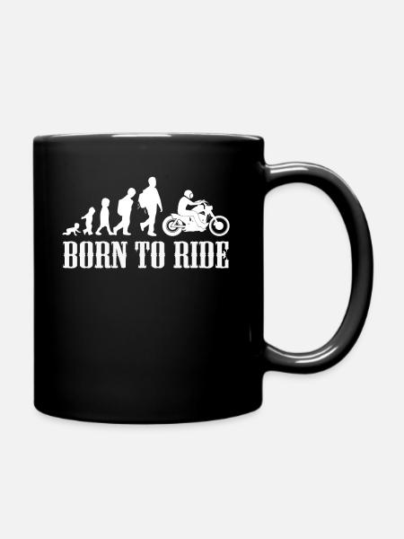 Cadeau de naissance pour bébé bébé Evolution - Mug uni - noir