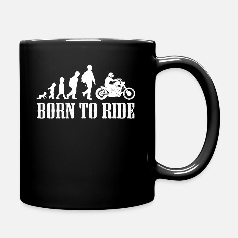 Cadeau de naissance pour bébé bébé Evolution - Mug uni - noir