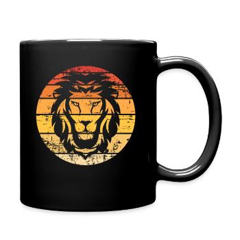 Lion Sauvage Afrique - Mug uni - noir - Droite