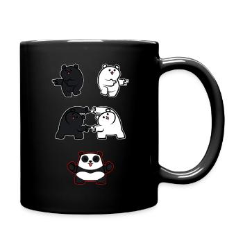 Bär Fusion - Mug uni - noir - Droite