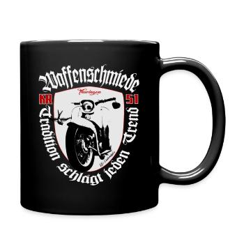 Ostmoped KR51 Schmiede Suhl DDR VEB IFA #moped - Tasse einfarbig - Schwarz - Rechts