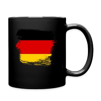 German flag Germany flag - Full Colour Mug - black - Right
