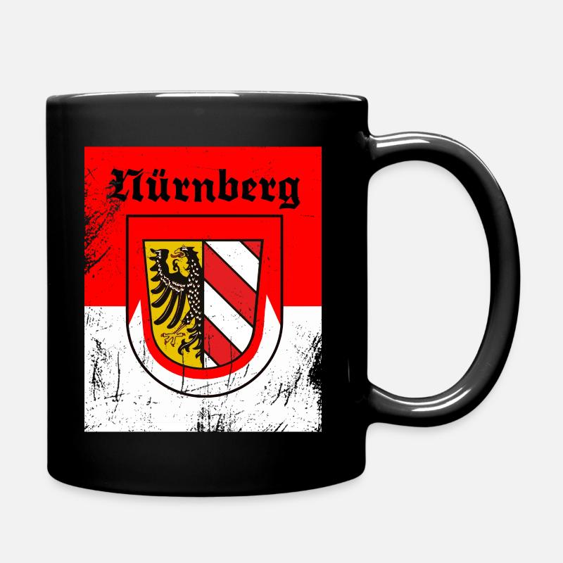 Nürnberg Fürth Erlangen die Frankenmetropole - Tasse einfarbig - Schwarz