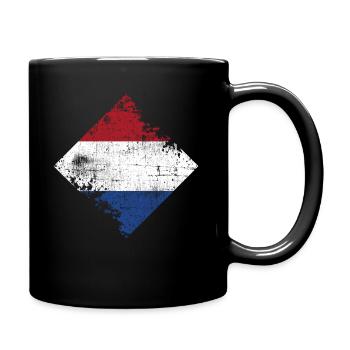 Netherlands - Full Colour Mug - black - Right