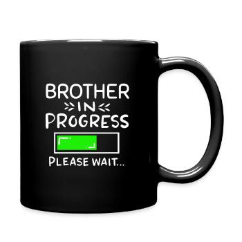 Brother invite la naissance de la grossesse, Brother in pro - Mug uni - noir - Droite