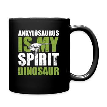 Ankylosaurus Ist Mein Spiritueller Dinosaurier - Tasse einfarbig - Schwarz - Rechts