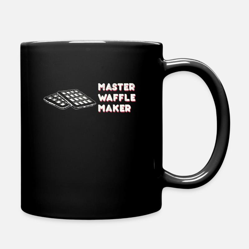 Master Waffeleisen Premium Design - Tasse einfarbig - Schwarz