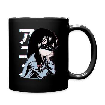 Anime Filles - Mug uni - noir - Droite