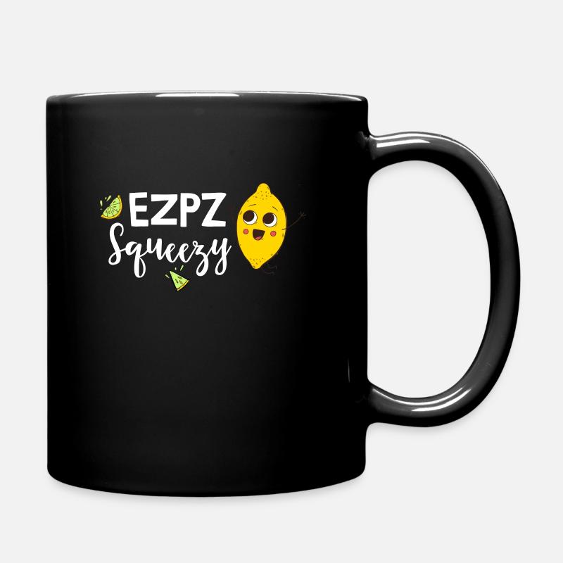 Easy Peasy Lemon Squeezy Ezpz Lemon Squeezy Print - Mug uni - noir