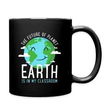 Earth Day Teachers 2019 Classroom Design - Full Colour Mug - black - Right