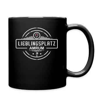 Amrum: mon endroit préféré - Mug uni - noir - Droite