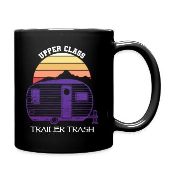 Trailer Trash - Full Colour Mug - black - Right